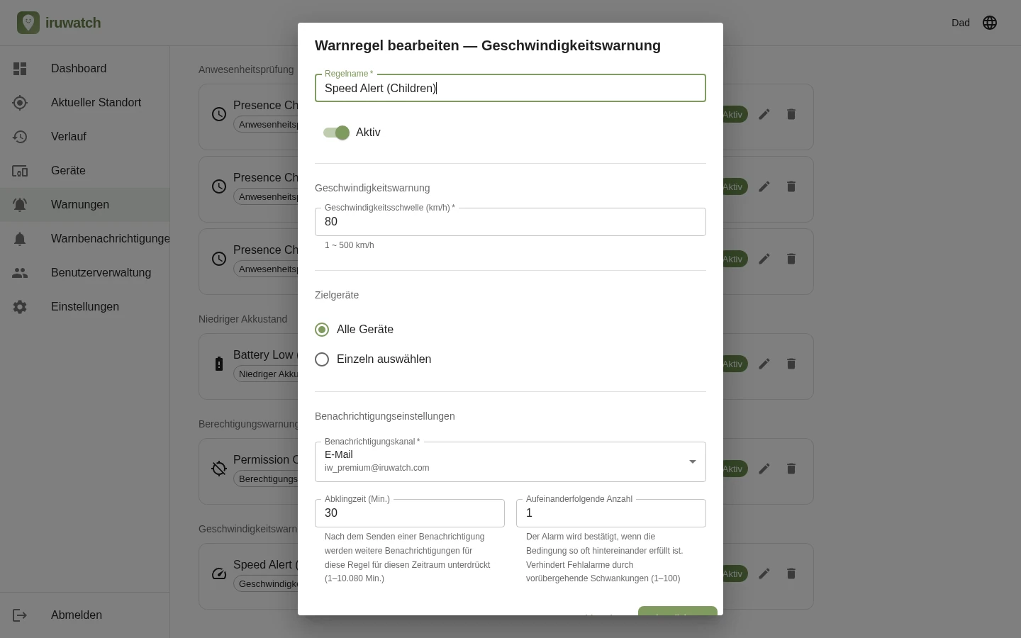 Illustration eines Tachometers, dessen Nadel über die Höchstgrenze hinausgeht