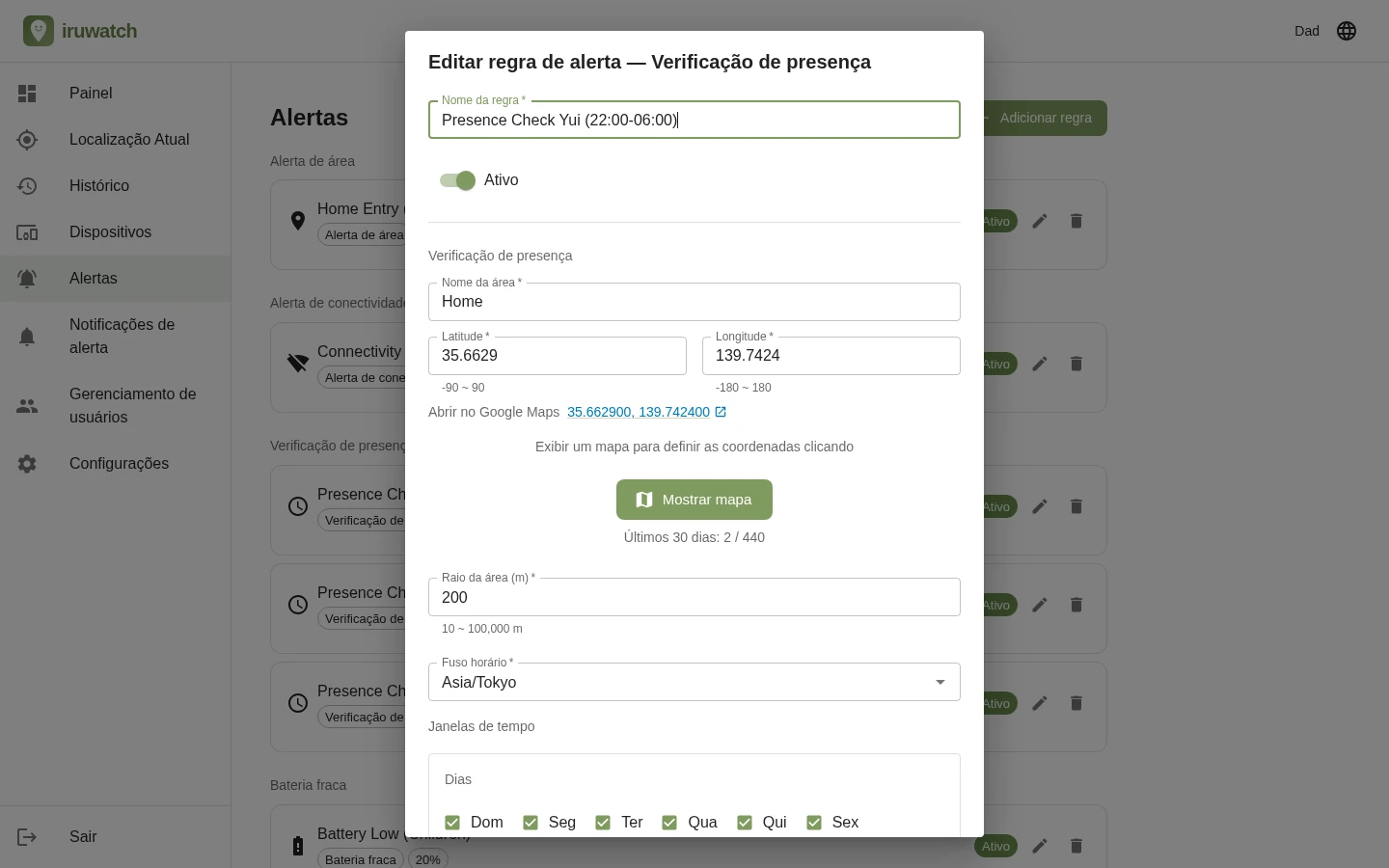 Ilustração combinando um relógio e uma marca de verificação para representar checagem em um horário específico